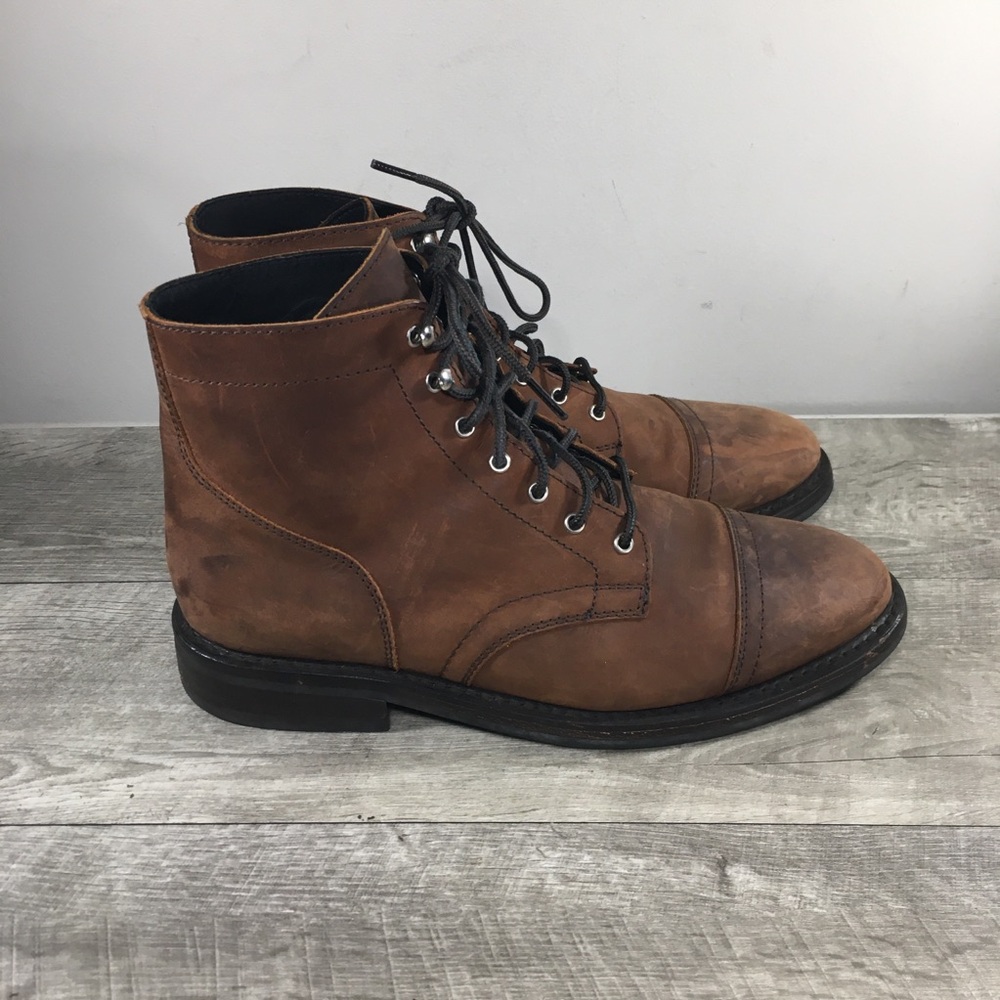 Thursday Boots Captain Everyday Lace-Up Chukka Leather Work Mens Dress Boots 11